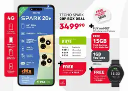 Edgars Tecno Spark 20P Box Deal offer