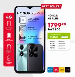 Edgars HONOR X5 Plus offer