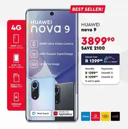 Edgars HUAWEI Nova 9 offer