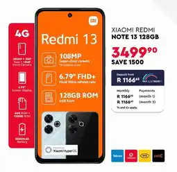 Edgars Xiaomi Redmi Note 13 128GB offer