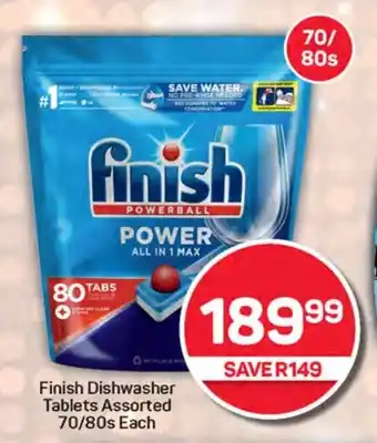 Pick n Pay Hypermarket Finish Dishwasher Tablets Assorted offer