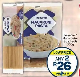 Pick n Pay Hypermarket no name Macaroni or Spaghetti offer