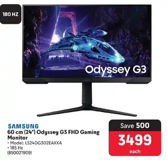 Makro SAMSUNG 60 cm (24") Odyssey G3 FHD Gaming offer