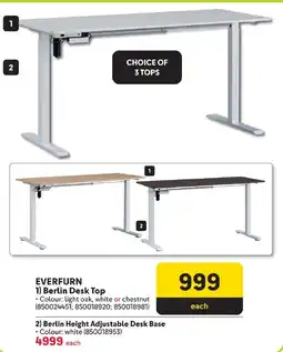 Makro EVERFURN Berlin Desk Top offer