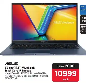 Makro ASUS 39 cm (15.6") VivoBook Intel Core i7 Laptop offer