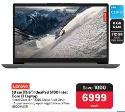 Makro Lenovo 39 cm (15.6") IdeaPad S100 Intel Core i3 Laptop offer