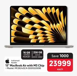 Makro 13" MacBook Air with M3 Chip offer