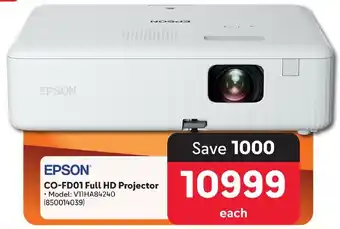 Makro EPSON CO-FD01 Full HD Projector offer