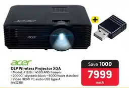 Makro Acer DLP Wireless Projector XGA offer