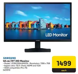 Makro SAMSUNG 48 cm (19") HD Monitor offer