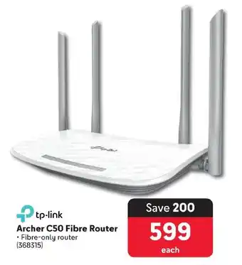 Makro Tp-link Archer C50 Fibre Router offer