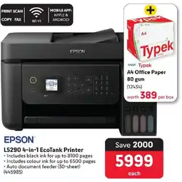 Makro EPSON L5290 4-in-1 EcoTank Printer offer