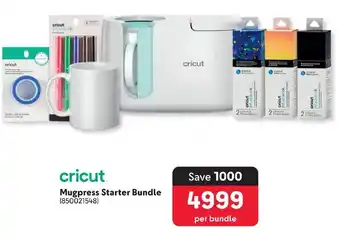 Makro Cricut Mugpress Starter Bundle offer