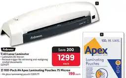 Makro Fellowes A3 Lunar Laminator offer