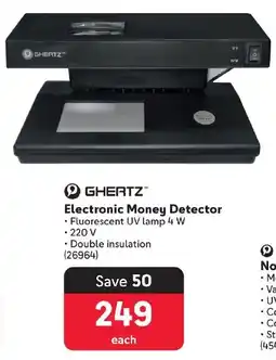 Makro GHERTZ Electronic Money Detector offer