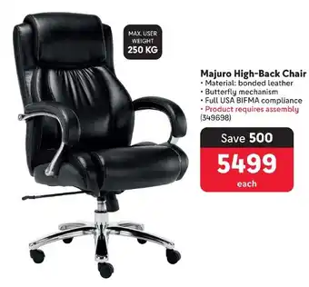 Makro Majuro High-Back Chair offer