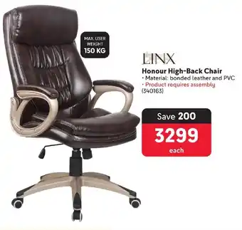 Makro LINX Honour High-Back Chair offer