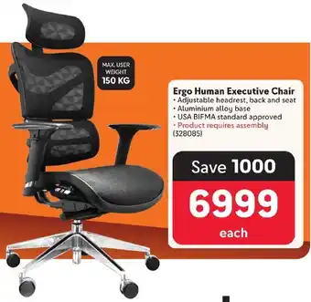 Makro Ergo Human Executive Chair offer