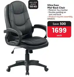 Makro Ultra Exec Mid-Back Chair offer