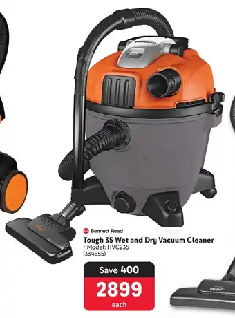 Makro Bennett Read Tough 35 Wet and Dry Vacuum Cleaner offer