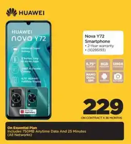 HiFi Corp HUAWEI Nova Y72 Smartphone offer