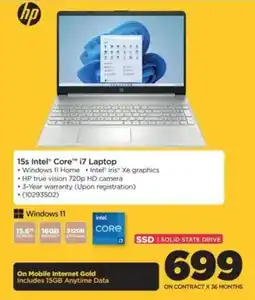 HiFi Corp HP 15s Intel Core i7 Laptop offer