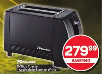 Pick n Pay Hypermarket Pineware 2-Slice Toaster offer