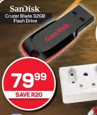 Pick n Pay Hypermarket SanDisk Cruzer Blade 32GB Flash Drive offer