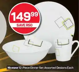 Pick n Pay Hypermarket Niceone Dinner Set Assorted Designs Each offer