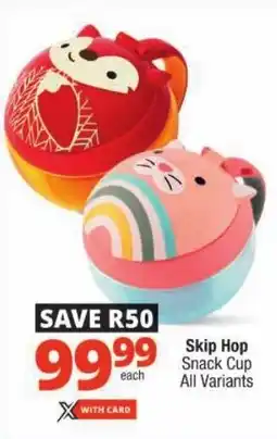 Checkers Skip Hop Snack Cup All Variants offer