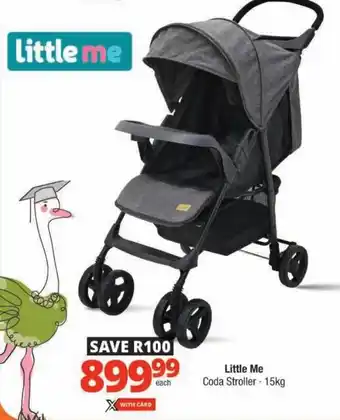 Checkers Little Me Coda Stroller offer