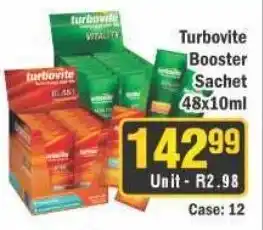 J&E Cash and Carry Turbovite Booster Sachet offer