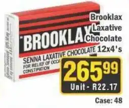 J&E Cash and Carry Brooklax Laxative Chocolate offer