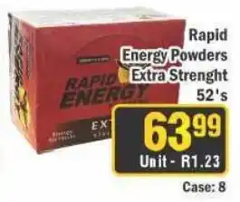 J&E Cash and Carry Rapid Energy Powders Extra Strenght offer