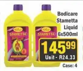 J&E Cash and Carry Bodicare Stametta Liquid offer