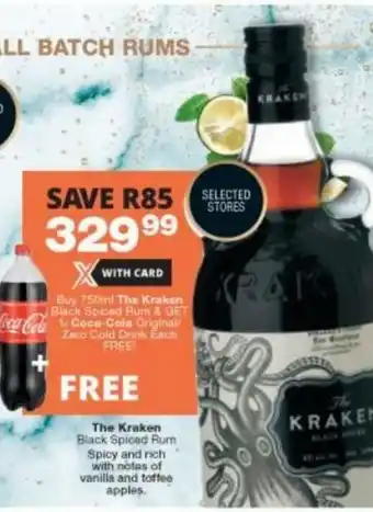 The Kraken Black Spiced Rum