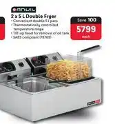 Makro Anvil 2 x 5Ltr Double Fryer-Each offer