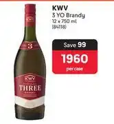 Makro KMV 3 YO Brandy-12 x 750ml Per Case offer