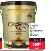 Makro Crispa Gold Sunflower Oil-20Ltr Each offer