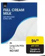 Makro M Long Life Milk-Per Case offer