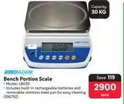 Makro ADAM Bench Portion Scale LBK30-Each offer