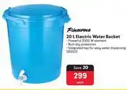 Makro Pineware Electric Water Bucket-20Ltr Each offer