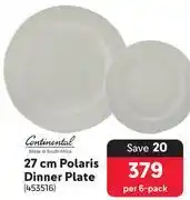 Makro Continental 27cm Polaris Dinner Plate-Per 6-Pack offer