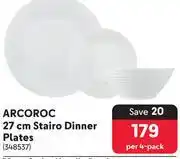 Makro Arcoroc 27cm Stario Dinner Plates-Per 4-Pack offer