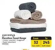 Makro Glodina Marathon Towel Range offer