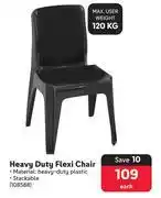 Makro Heavy Duty Flexi Chair-Each offer