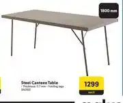 Makro Steel Canteen Table-Each offer