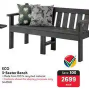 Makro Eco 3-Seater Bench-Each offer