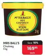 Makro Mrs. Ball's Chutney-3Kg Each offer