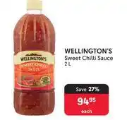 Makro Wellington's Sweet Chilli Sauce-2L Each offer